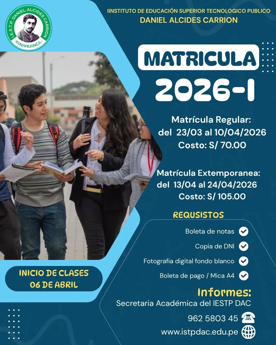 Matrícula 2026-I
